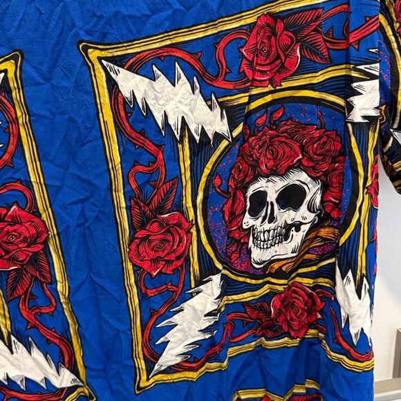 Chinatown Market Grateful Dead Short Sleeve Button Down Shirt, Size Large. - Picture 3 of 7